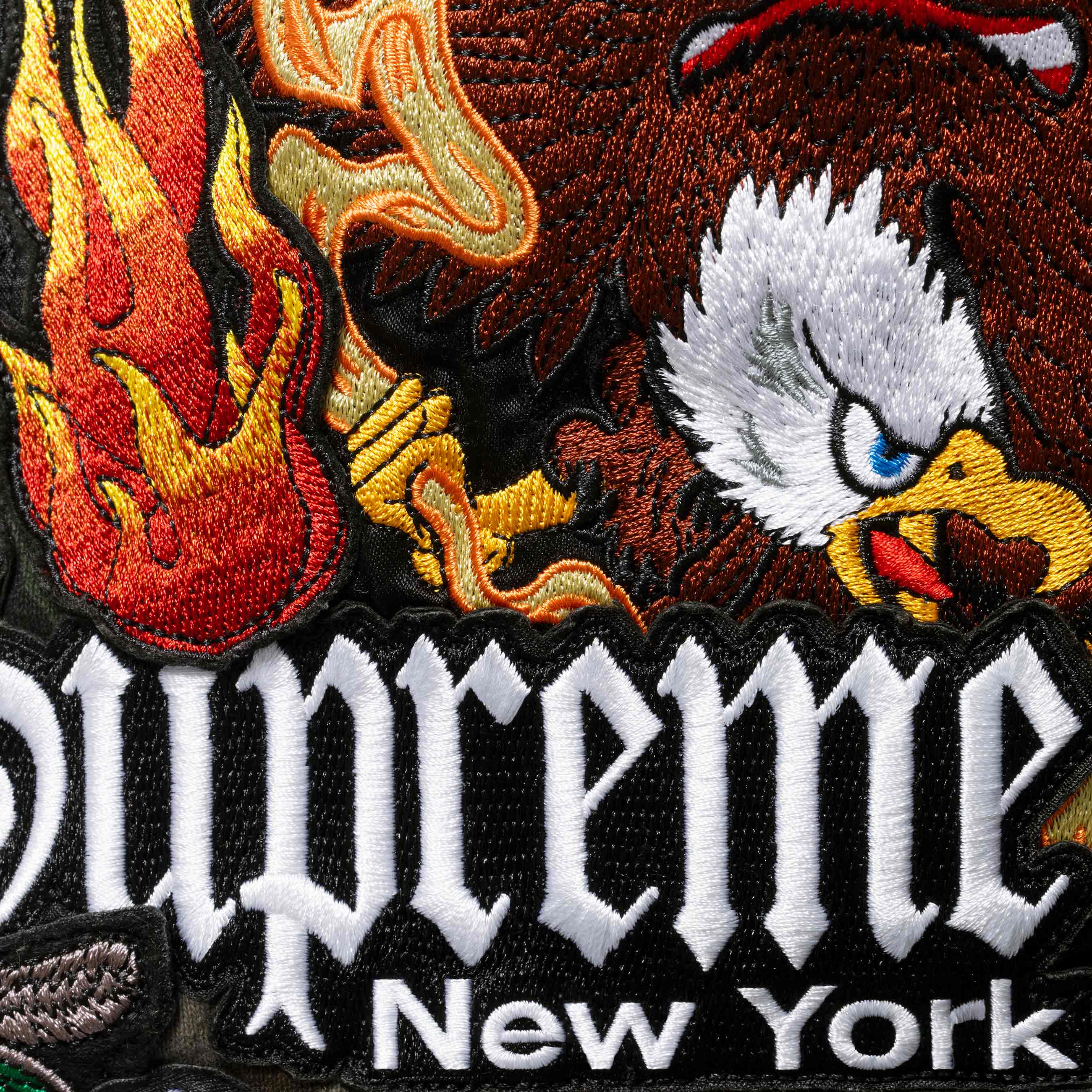 Patches Zip Up Hooded Sweatshirt view 5